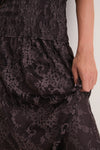 Chocolate Short Sleeve Dalia Nap Dress