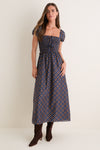 Chocolate and Navy Wilshire Plaid Aster Nap Dress