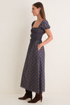 Chocolate and Navy Wilshire Plaid Aster Nap Dress