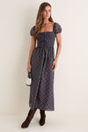 Chocolate and Navy Wilshire Plaid Aster Nap Dress