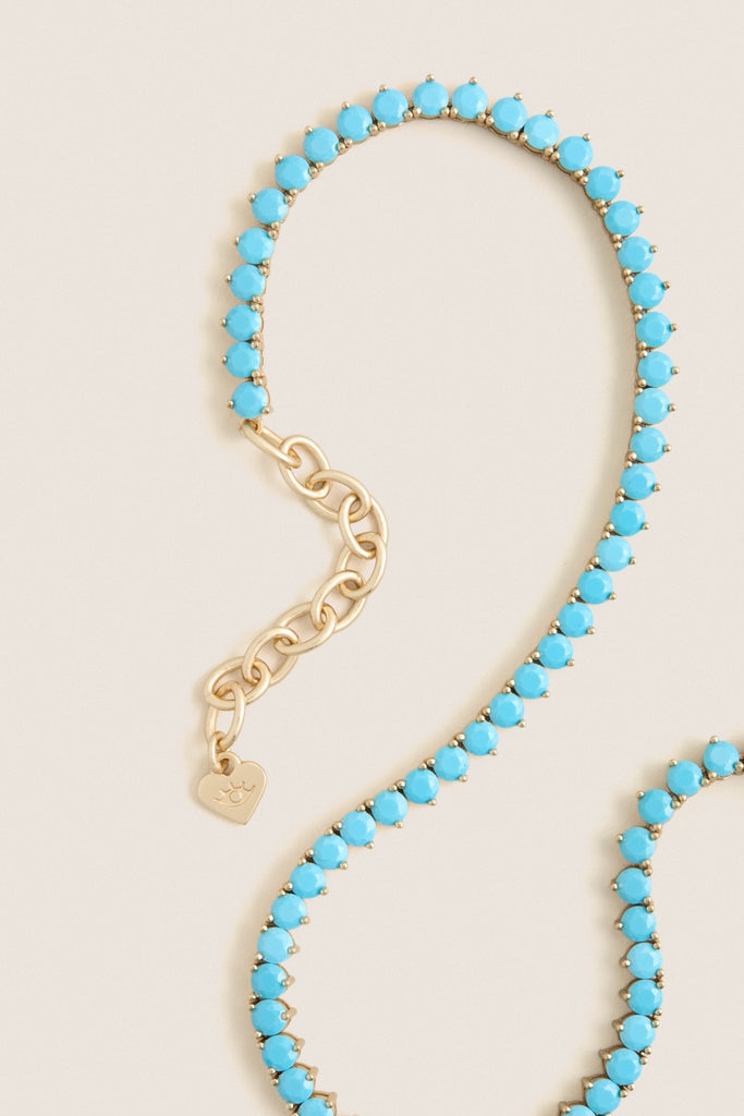 Turquoise Tennis Necklace | HART