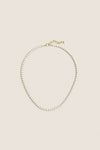 Bezel Tennis Necklace