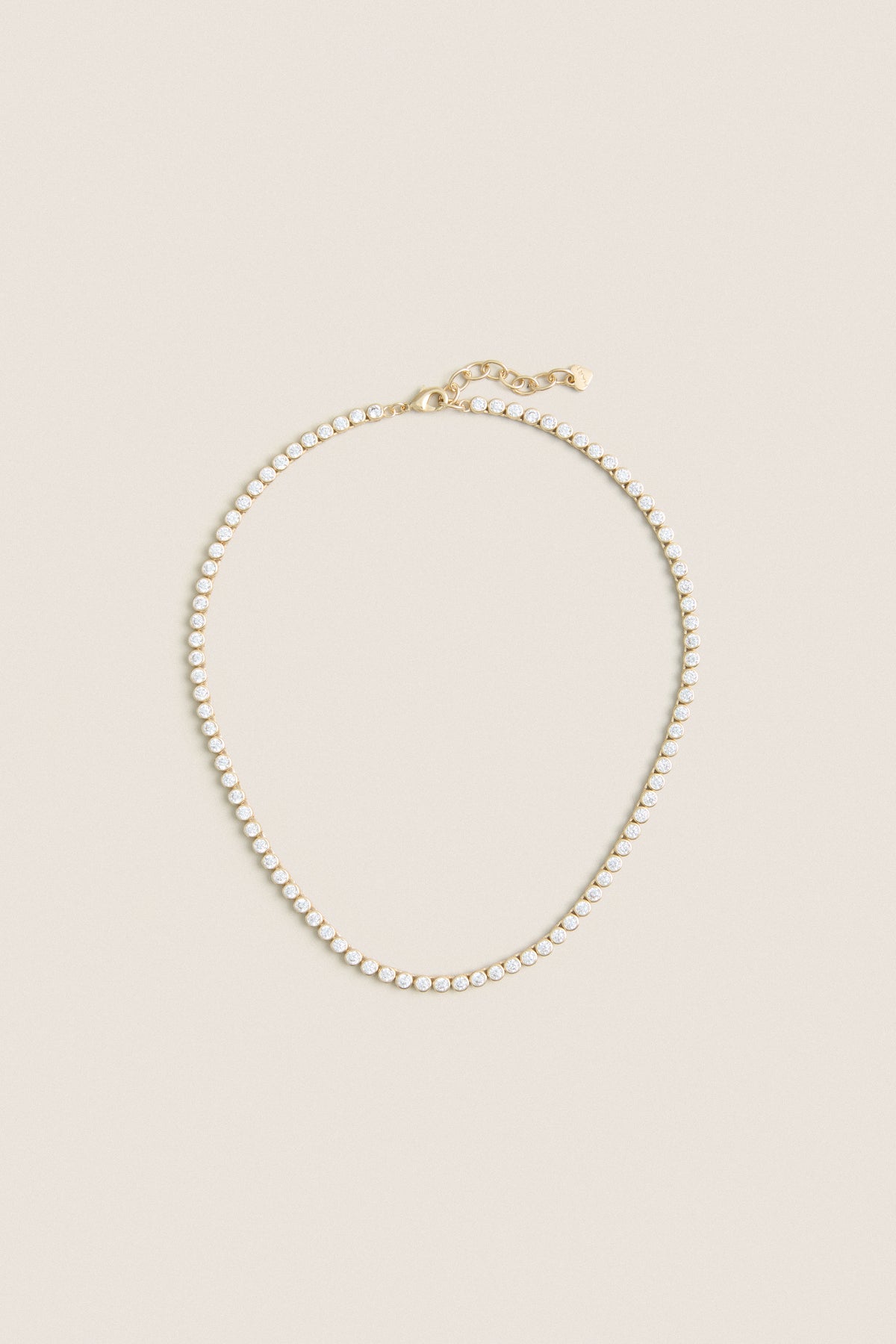 Bezel Tennis Necklace