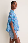 Little Marigolds Danube Organic Mandarin Collar Top