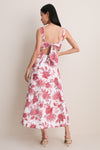 Red Bailey Midi Dress