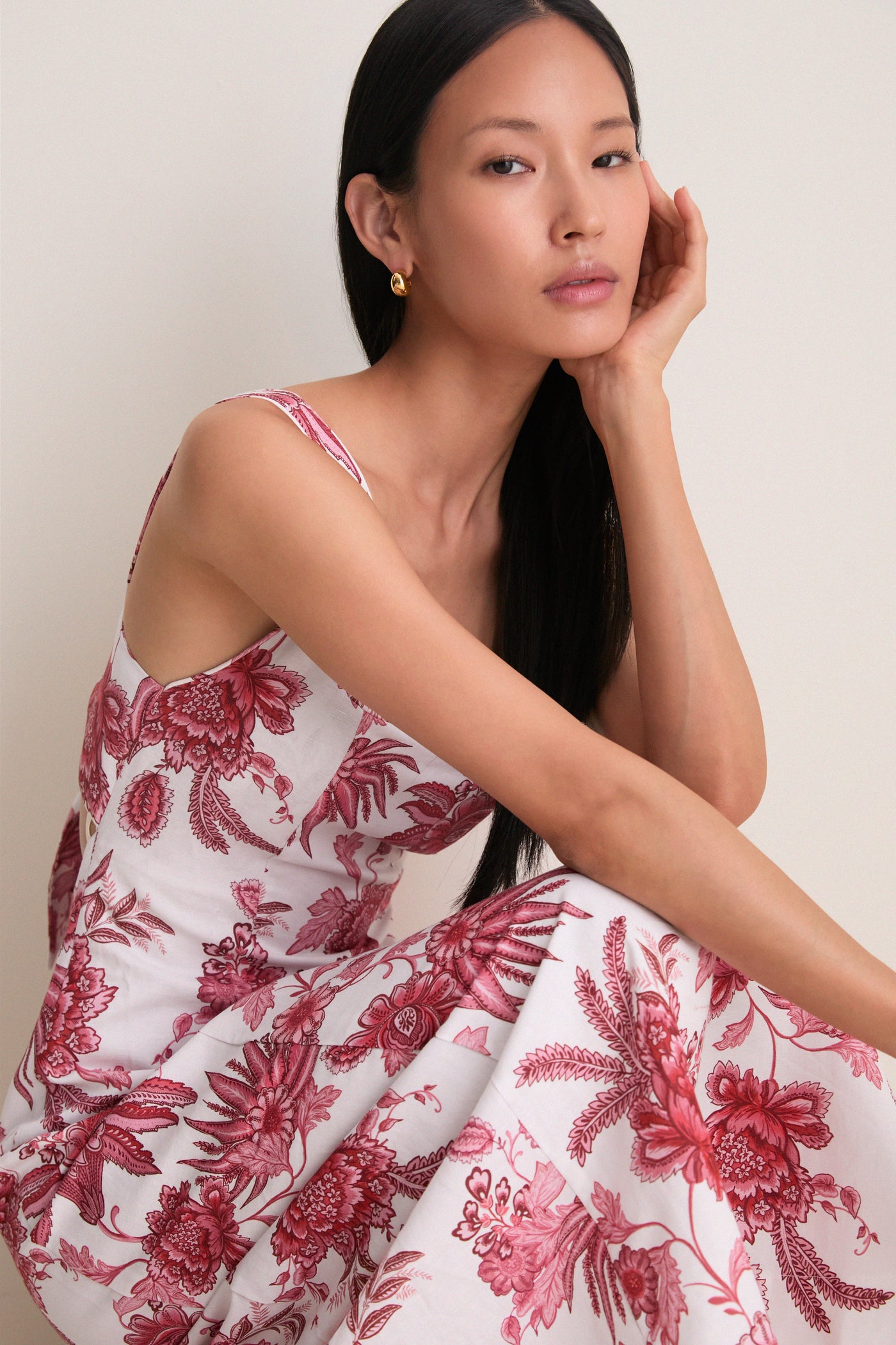kivari red dress Ruby Maxi Dress KIVARI International