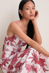 Red Bailey Midi Dress