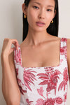 Red Bailey Midi Dress