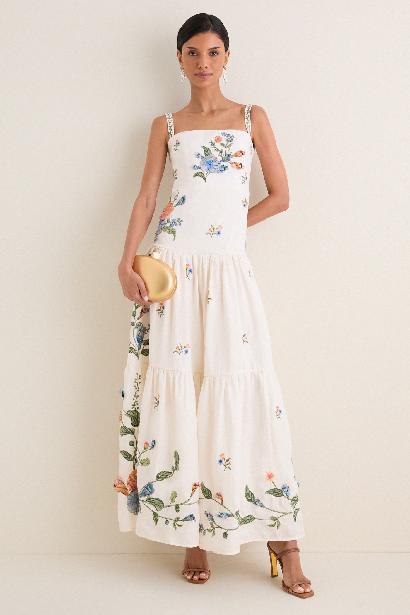 maxi dresses near me S Blue Long Dressy a lightweight and comfy piece with smocked bodice 10 Maxi Dresses for Moms,