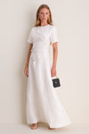 Snow Alice Applique Maxi Dress