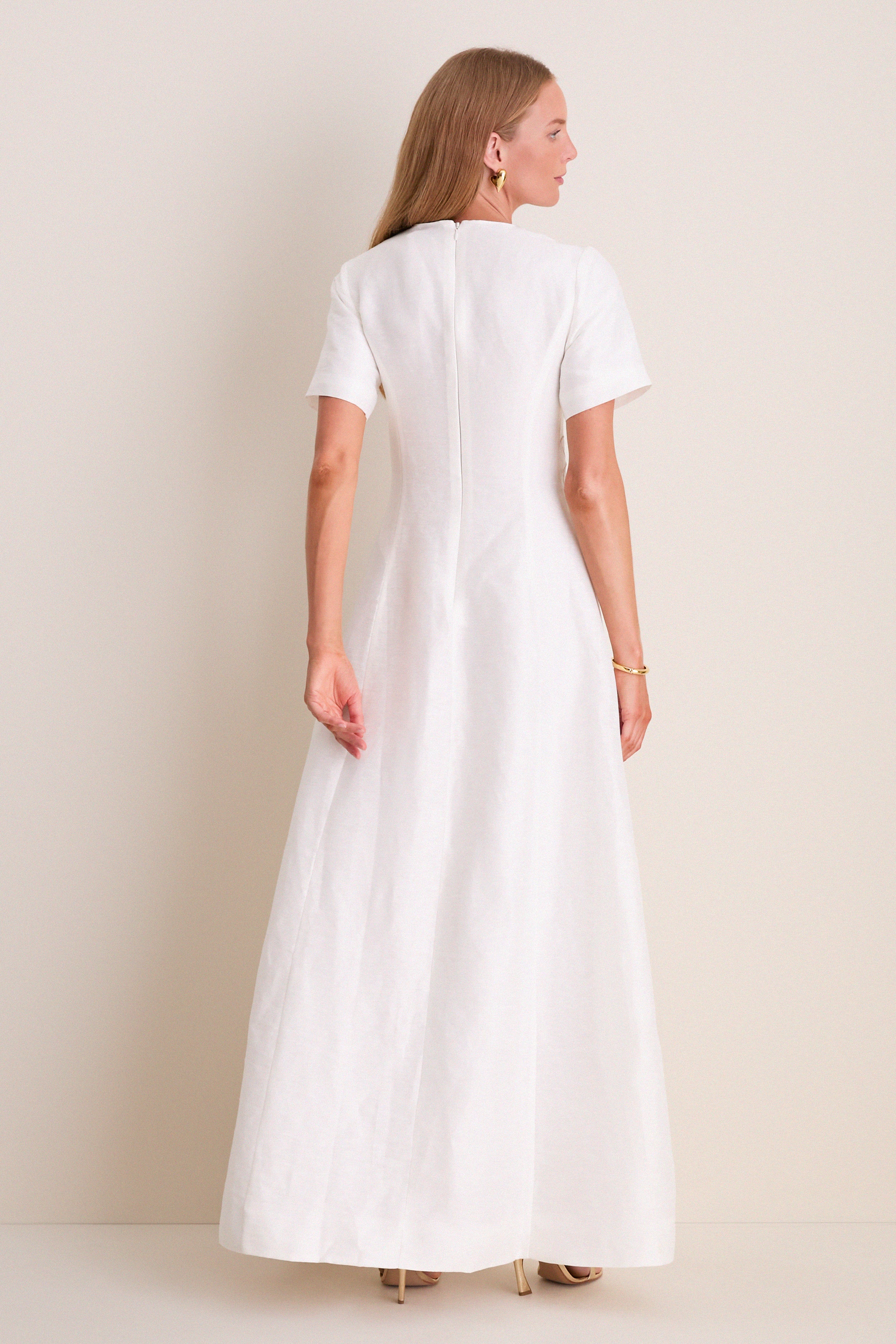 Snow Alice Applique Maxi Dress | Leo Lin