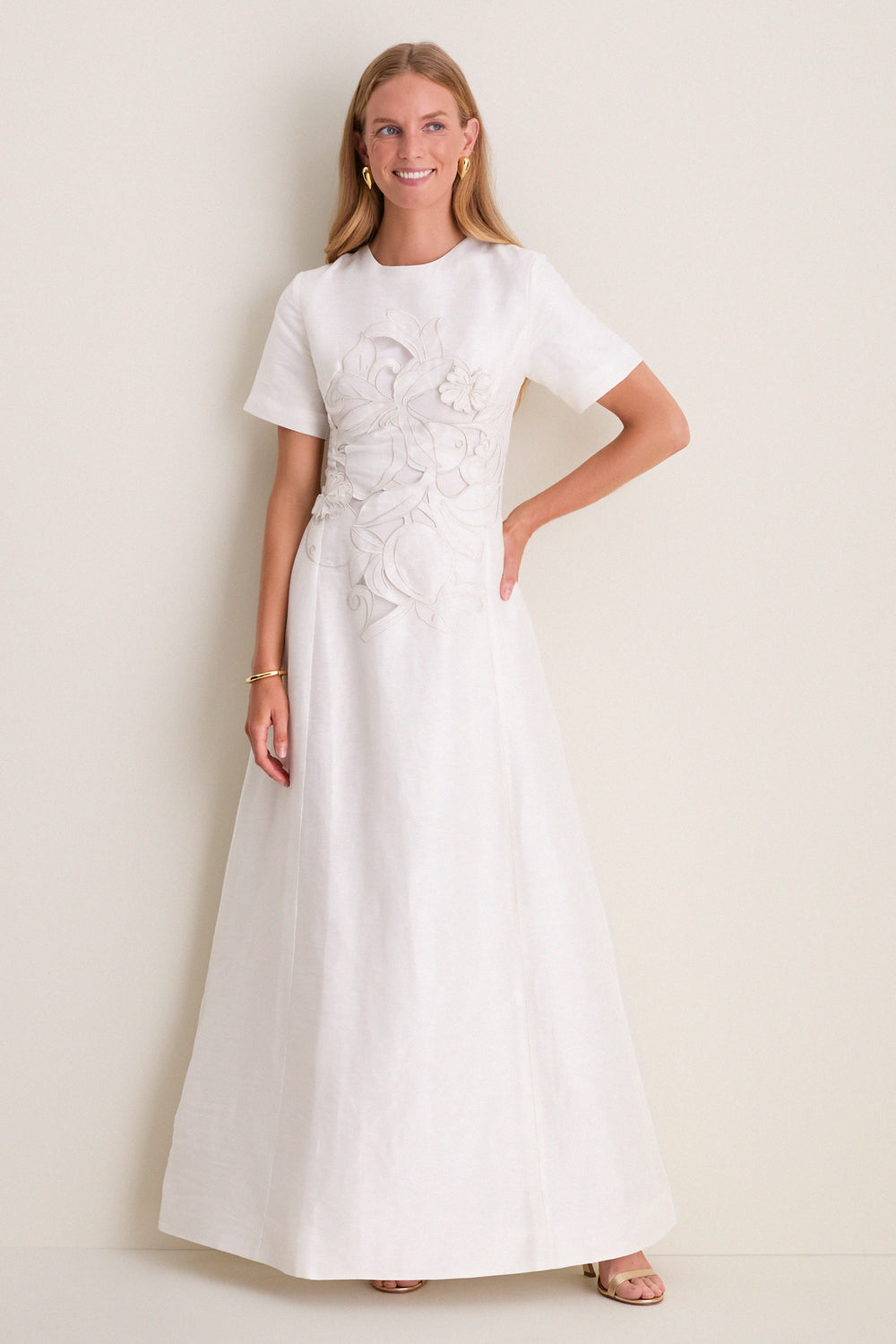 Snow Alice Applique Maxi Dress | Leo Lin Snow Alice Applique Maxi Dress | Leo Lin