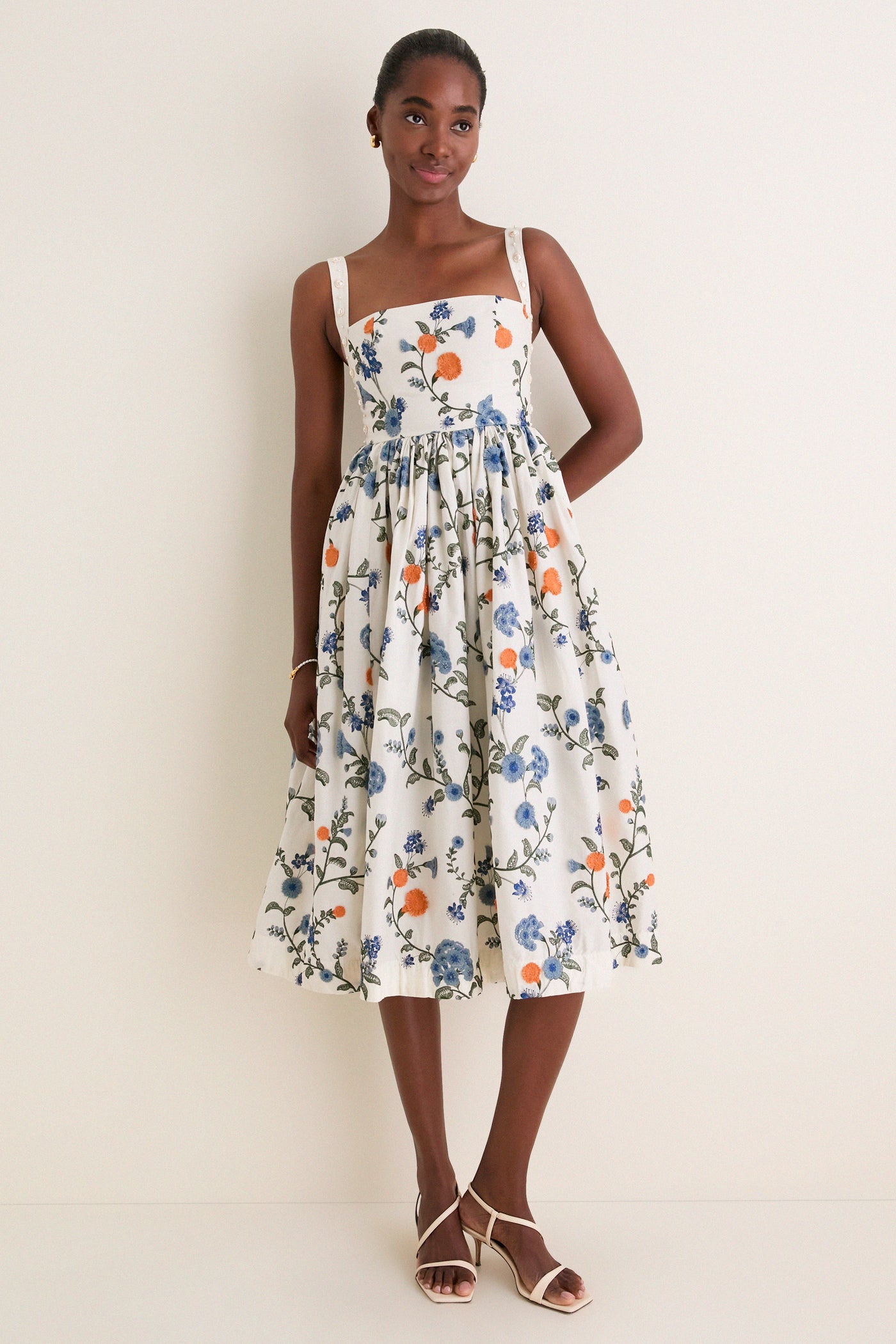 Navegante Mielero Midi Dress
