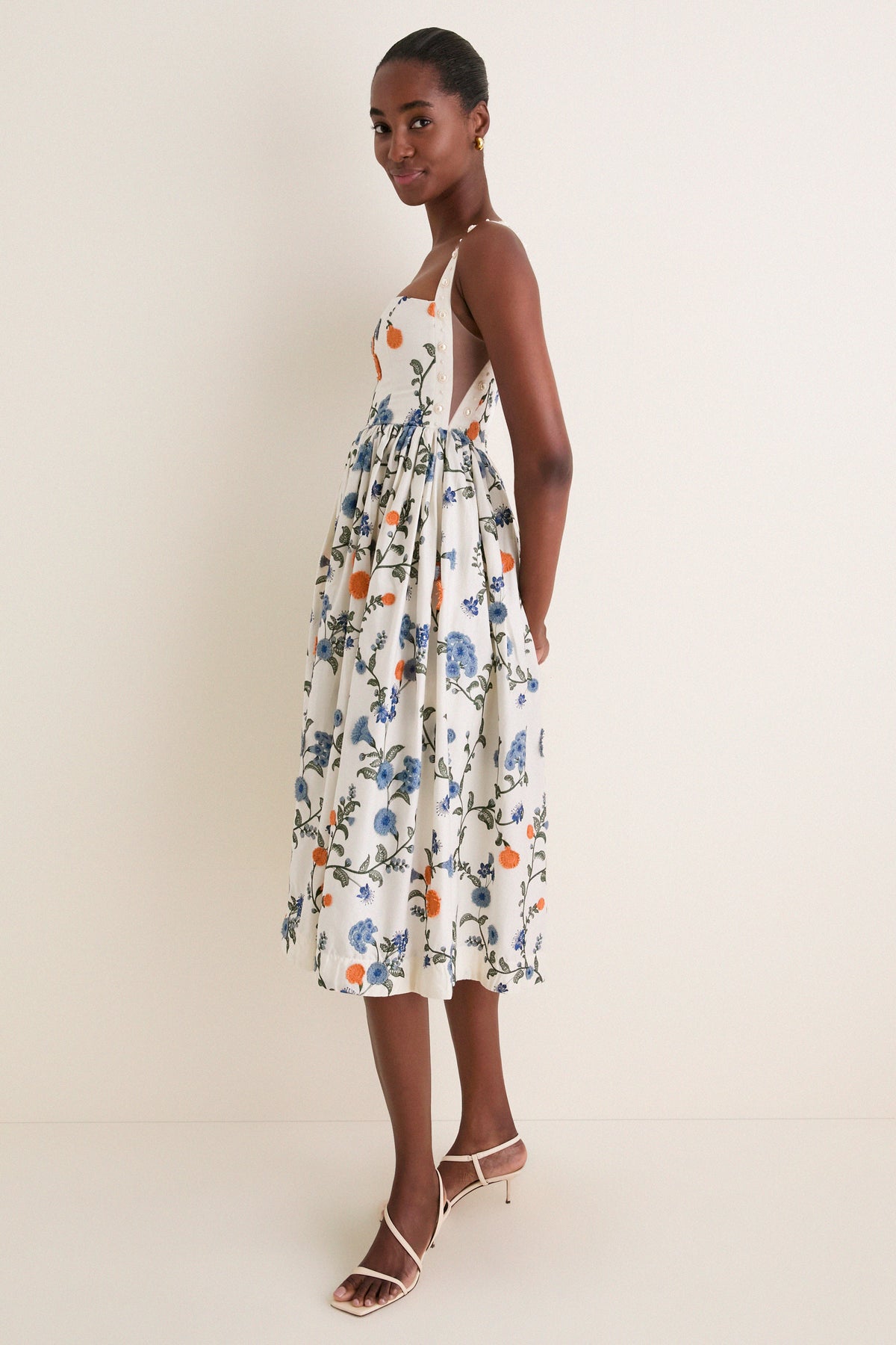 Navegante Mielero Midi Dress