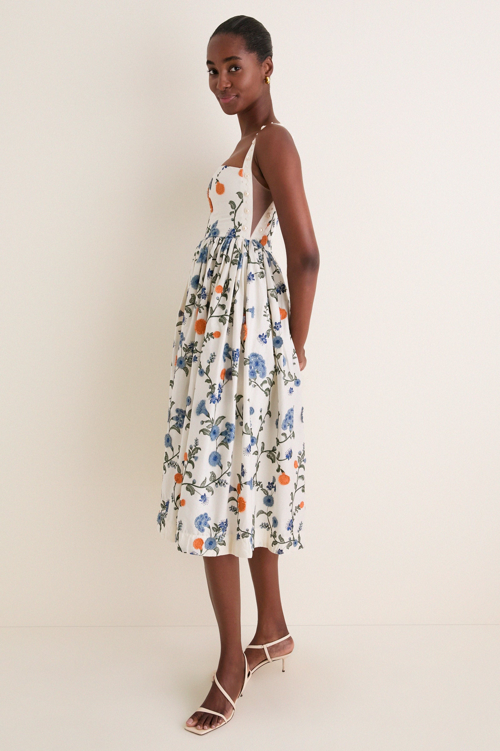 Navegante Mielero Midi Dress