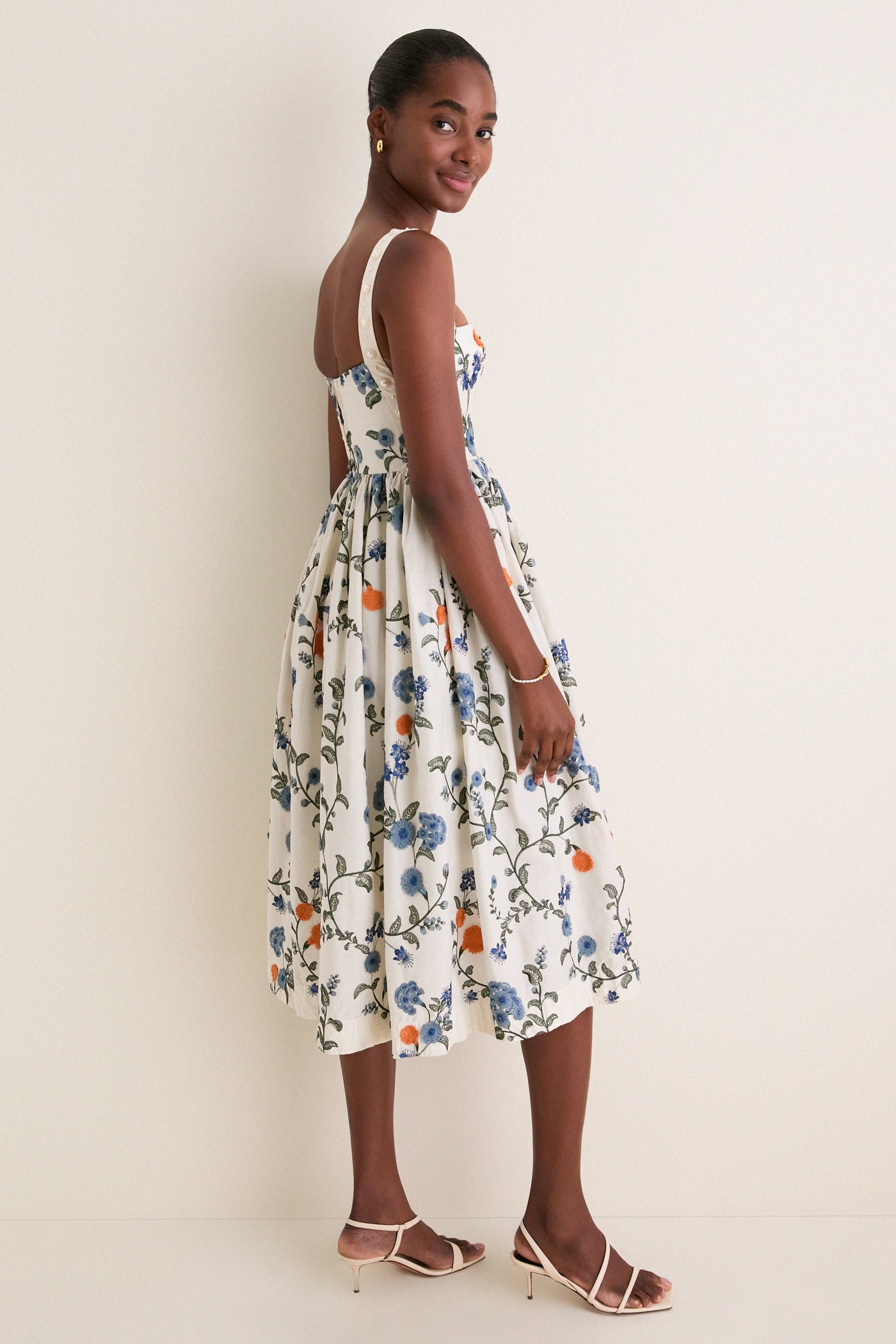 Navegante Mielero Midi Dress