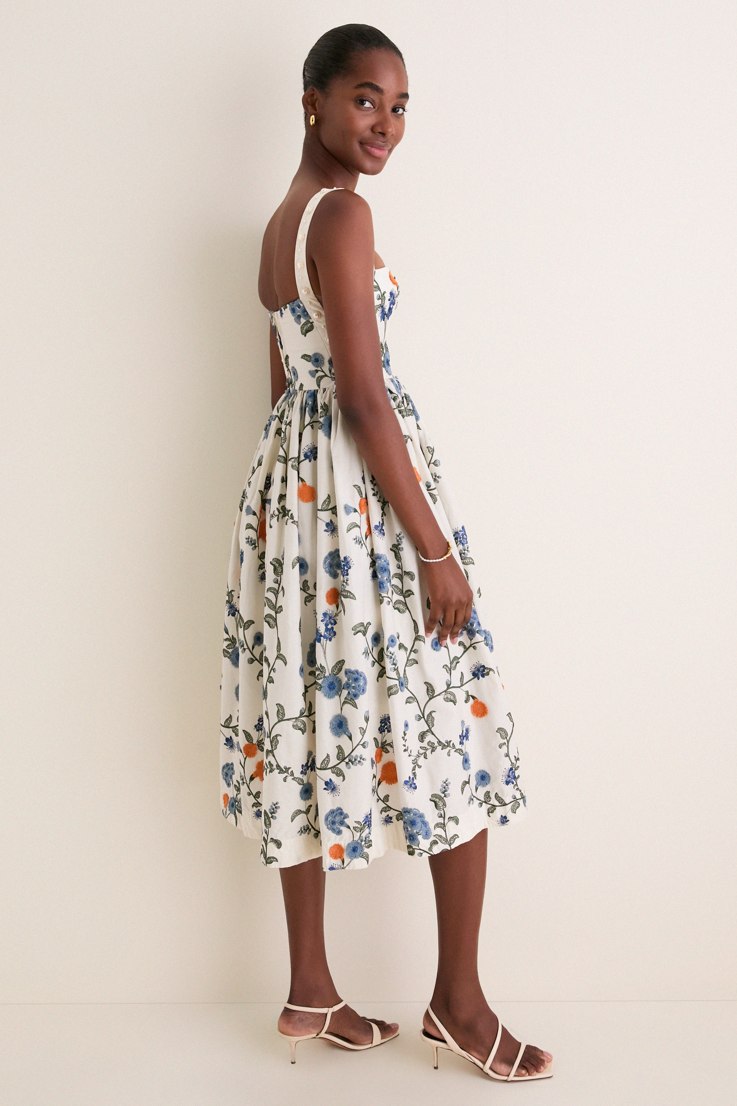 Navegante Mielero Midi Dress