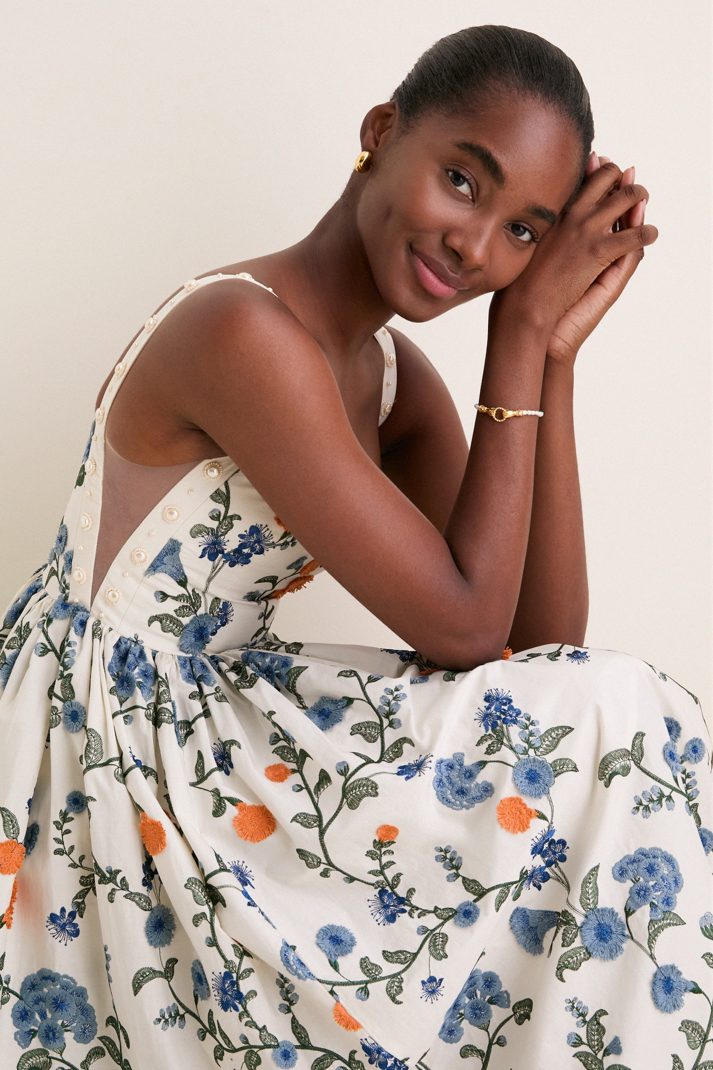 Navegante Mielero Midi Dress