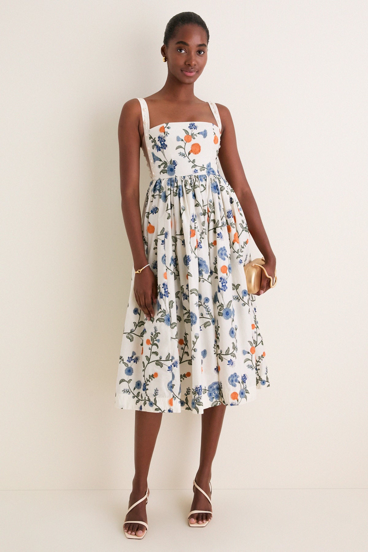 Navegante Mielero Midi Dress