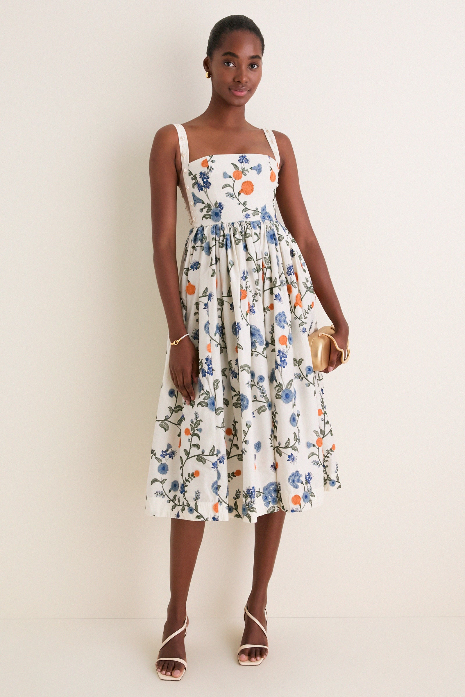 Navegante Mielero Midi Dress