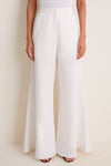 White Timeless Wide Leg Pants