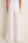 White Timeless Wide Leg Pants