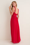 Vermilion Angelina Ruffled Gown