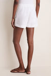 White High Waist Shorts