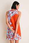 Coral Art Evelyn Dress