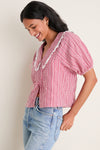 Red Gingham Toto Blouse