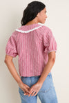 Red Gingham Toto Blouse