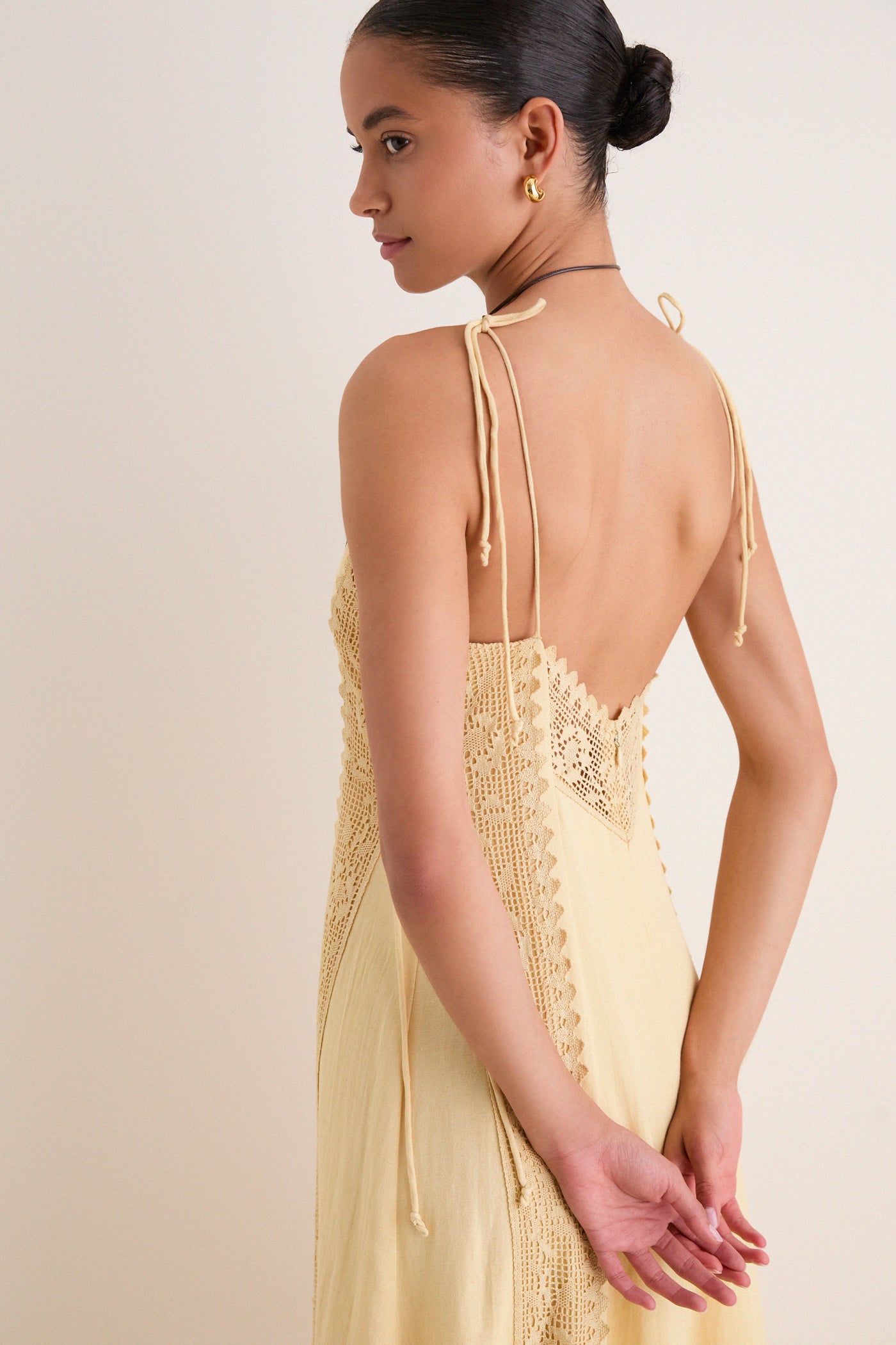 saylor gold dress Kyrie Mini Dress
