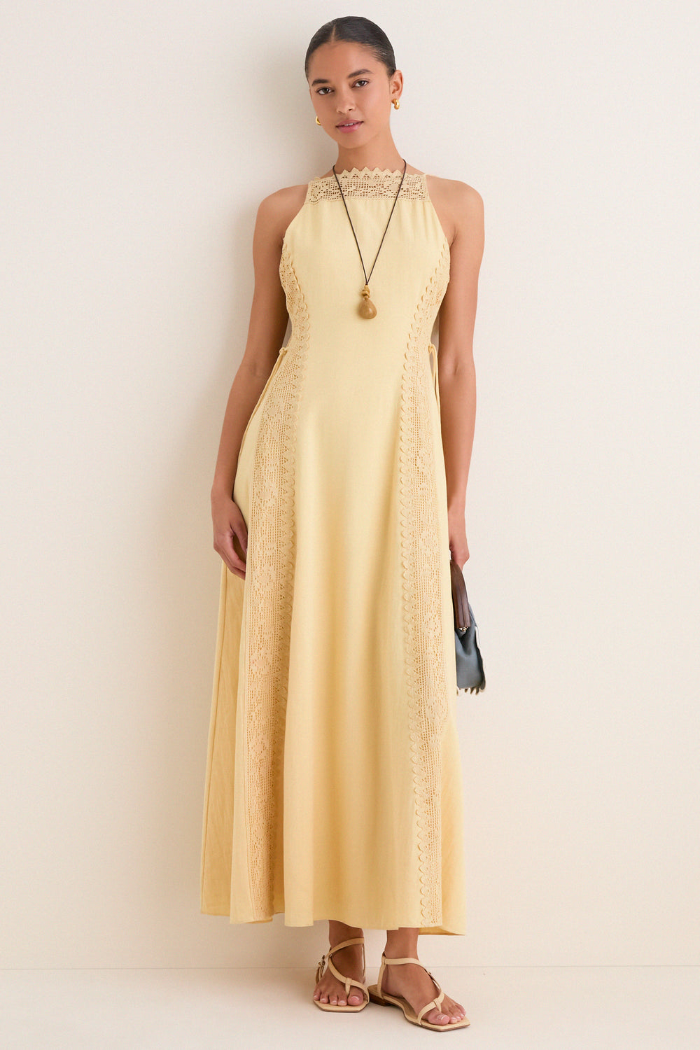 Saylor Butter Lysandra Maxi Dress Butter / S Saylor Butter Lysandra Maxi Dress Butter / S