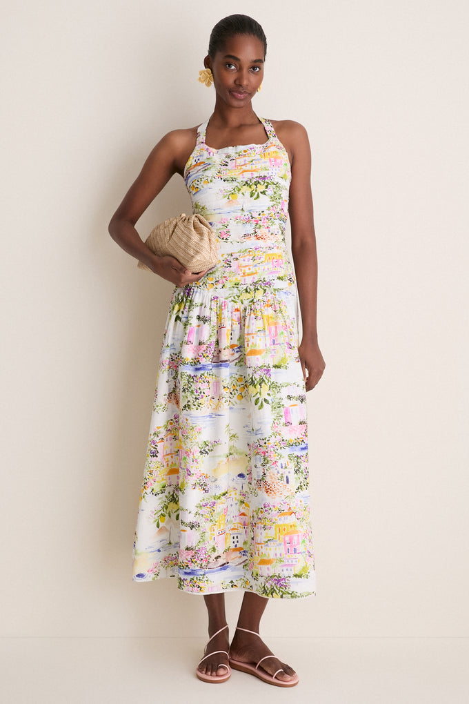 saylor multi york midi dress Wilona Maxi Multi / XS Gracyoga Women's Dresses 2026 directional stripe design size_18 - 24 Months Color:ROSEWOOD/BLUSH