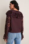Chocolate Aislinn Blouse