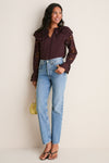 Chocolate Aislinn Blouse