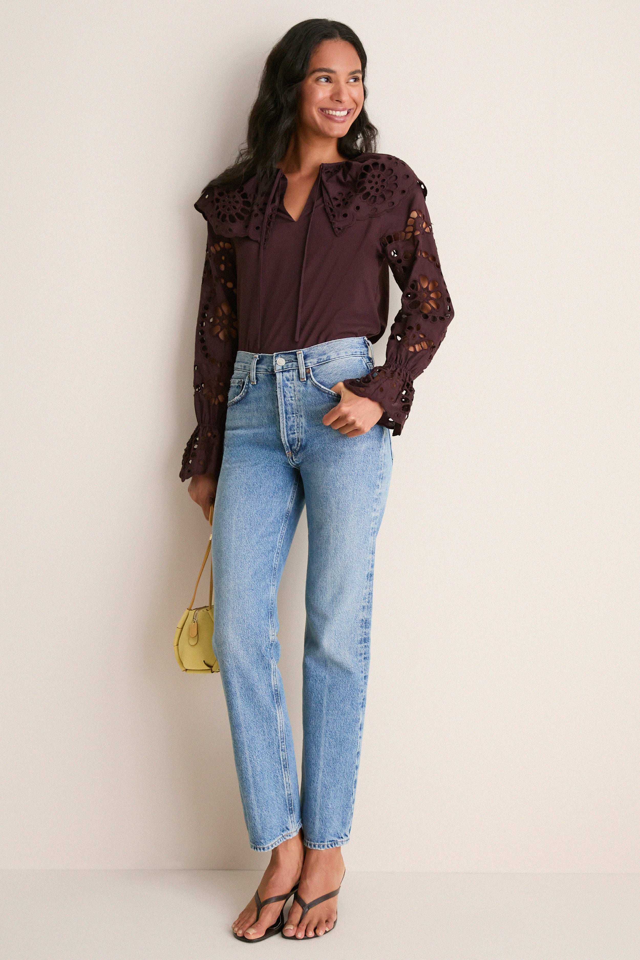 Chocolate Aislinn Blouse