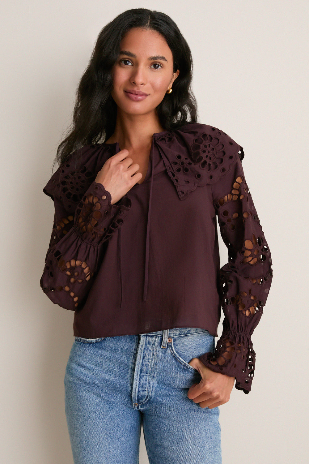 Chocolate Aislinn Blouse