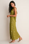 Pistachio with Silver Elina Maxi Dress