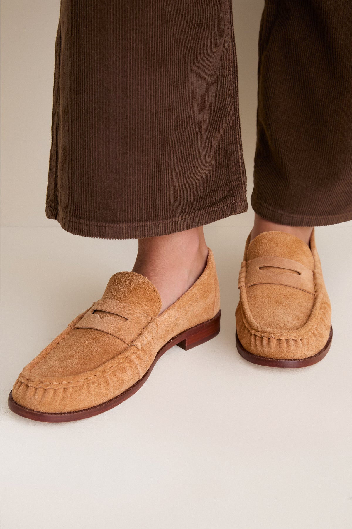 Almond Wood Tyche Loafers