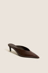 Dark Brown Loren Mid Heels