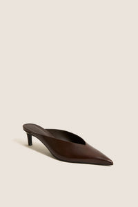 Dark Brown Loren Mid Heels