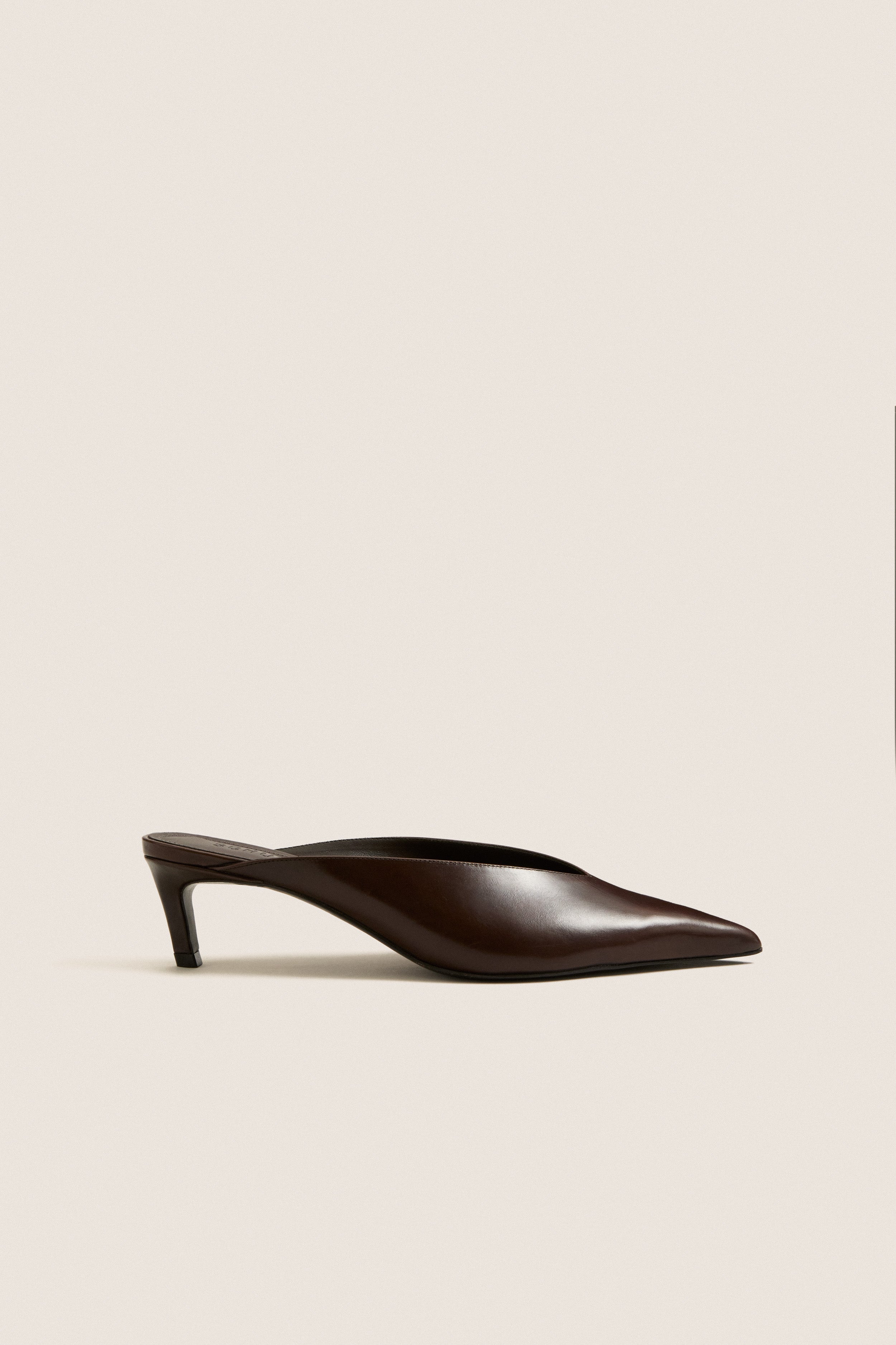 Dark Brown Loren Mid Heels