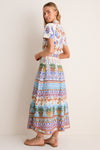 Multi Chimera Giselle Midi Dress