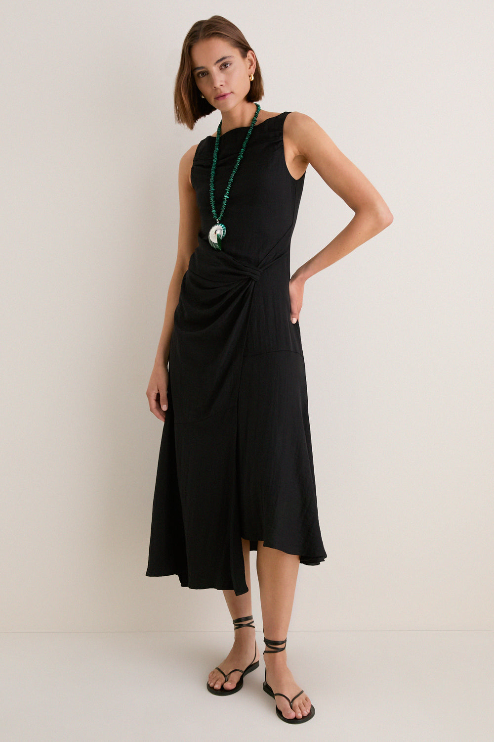 En Saison Women's Cara Sleeveless Midi Dress - Black