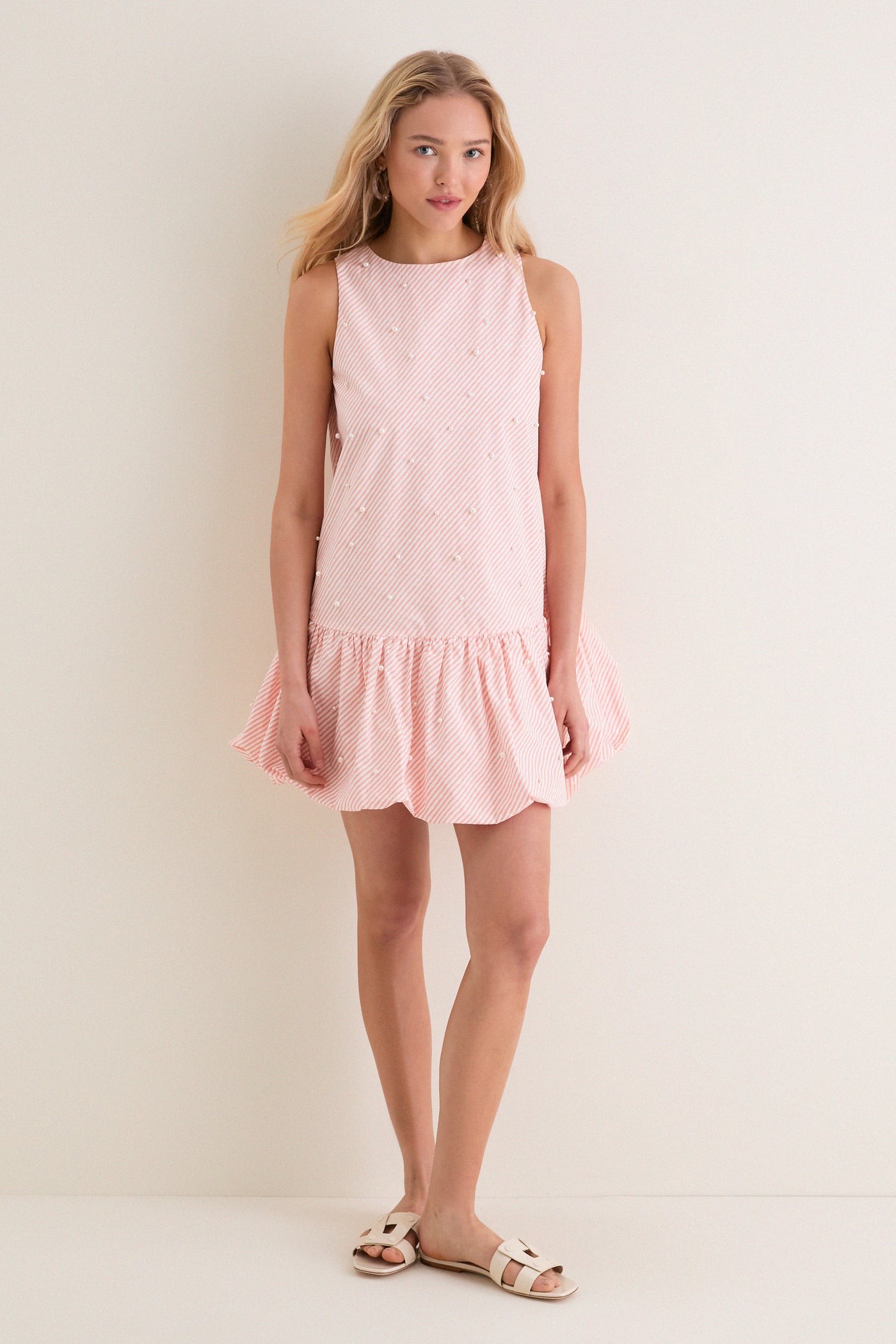 aurora mini dress Aurora off-the-shoulder draped silk-satin mini dress - ivory
