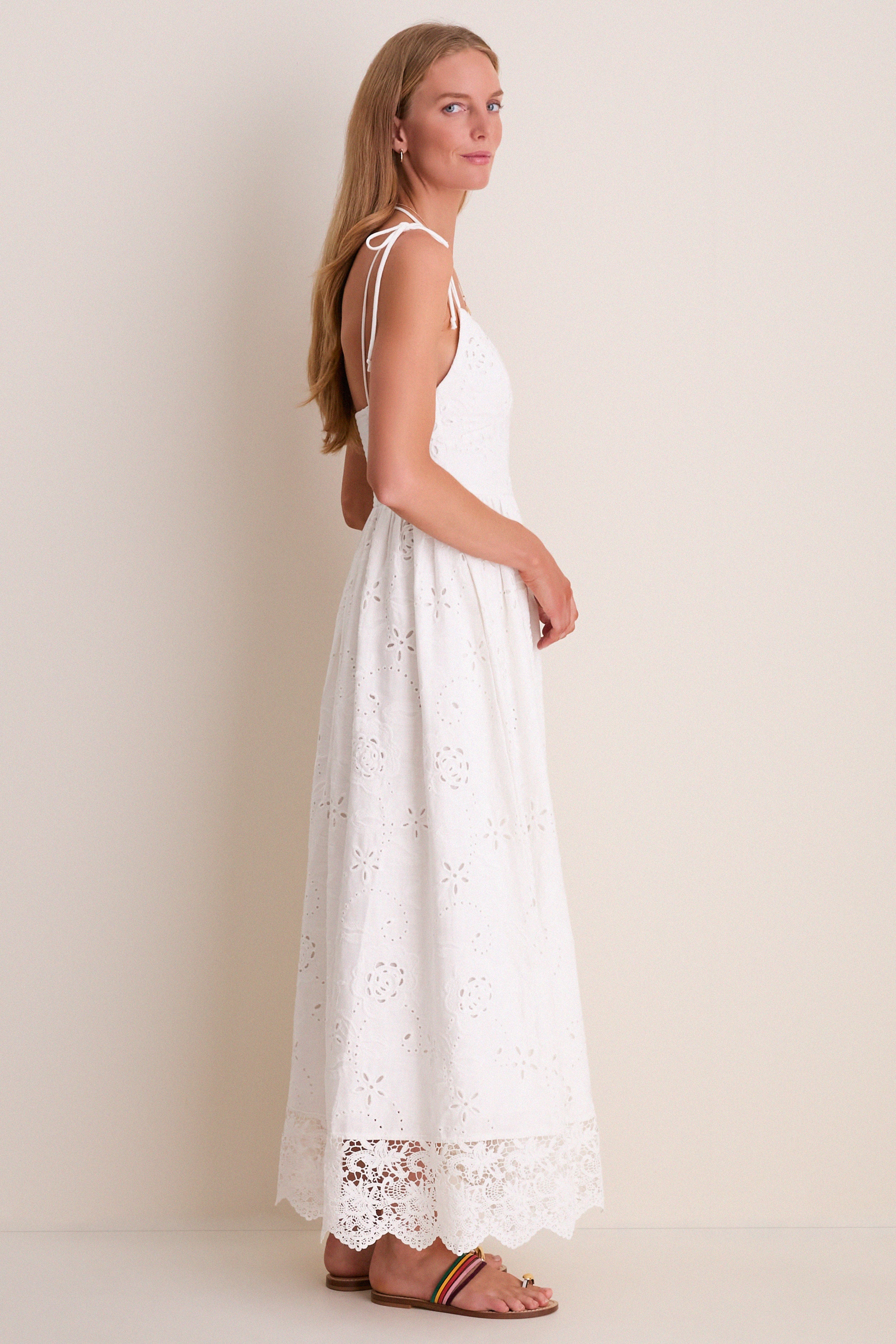 White Analisa Maxi Dress