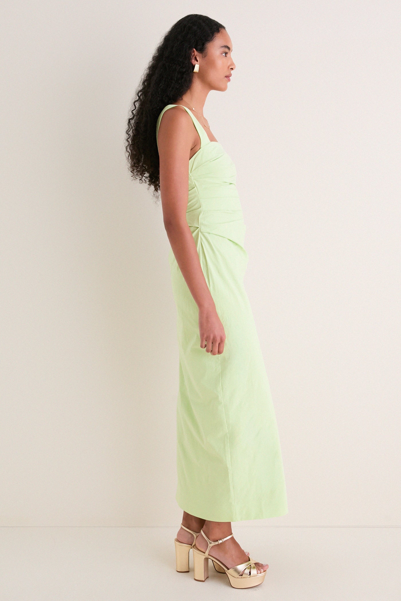 Pistachio Phoebe Midi Dress