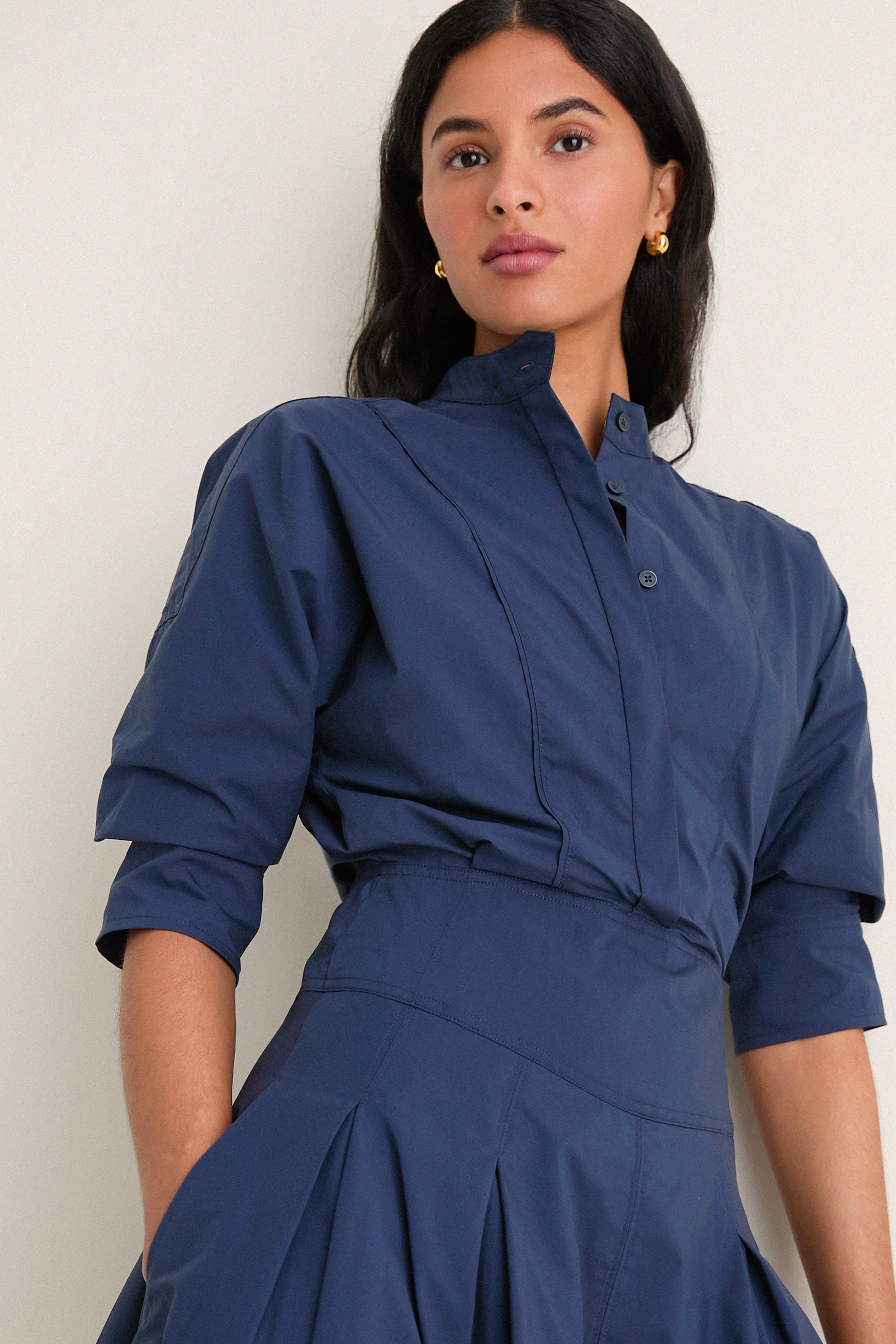 Midnight Effie Bubble Mini Dress