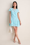 Pool Lina Laced Guipure Mini Dress